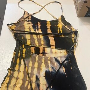 Tie-Dye Cutout Dress
